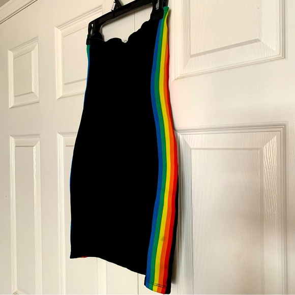 Rainbow Side Tube Dress 🌈 - Picture 2 of 3